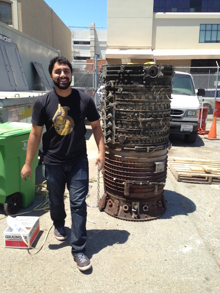 Kunal Dovedy, maker of the Turbinophone